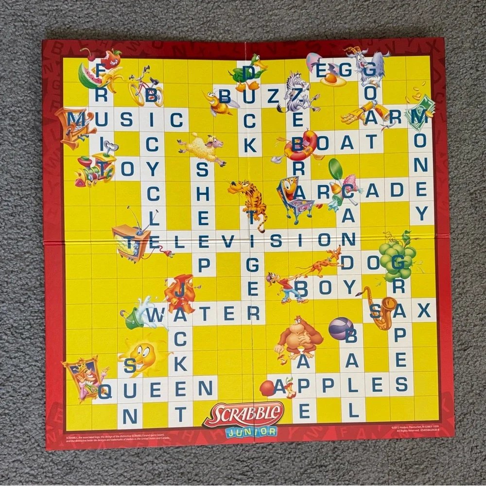 Hasbro Scrabble Junior The Classic Word Game 2012